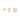 9ct Gold Cubic Zirconia Rectangle Halo Stud Earrings