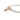 Rose Gold Plated Butterfly Sterling Silver CZ Dangle Charm