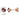 Rose Gold Plated Pink Tourmaline CZ Sterling Silver Stud Earrings