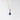 9ct Gold Sapphire Cubic Zirconia Pear Drop Pendant Necklace