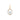 9ct Gold Cubic Zirconia Oval Pendant Necklace
