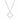 Silver Necklace with a Silver Clover Shaped Pendant