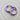 Amnesia Jewellery | Purple Enamel Sharna Hoop Earrings