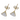 9ct Gold Round Cubic Zirconia Studs 
