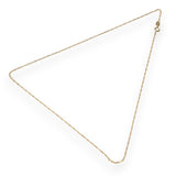 18ct Gold Plated Singapore Chain 1.2mm, 925 Sterling Silver