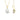 April Birthstone Diamond CZ 9ct Gold Pendant Necklace