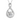 April Birthstone Diamond CZ Sterling Silver Infinity Pendant Necklace