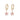 Amnesia Jewellery | Gold Plated Stainless Steel Bloom Huggie Hoops