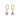 Amnesia Jewellery | Gold Plated Stainless Steel Bloom Huggie Hoops