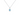 Blue Opal Halo Sterling Silver Necklace