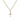 9ct Gold Necklace with CZ Cross Pendant