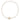 Urban Pizazz Handmade Jewellery - Enamel and Gold Plated Paperclip Chain Necklace with Sailors Clasp