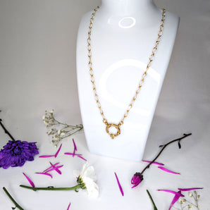 Chelsea Twisted Paperclip Necklace
