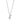 Chunky Silver T-Bar Heart Necklace