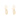 9ct Gold Plated Circle Drop Hook Earrings, 925 Sterling Silver