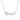 Personalised Classic Name Necklace With Heart in Silver or Gold
