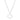 Silver Necklace with a Silver Clover Shaped Pendant