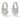 Amnesia Jewellery | Gold Plated Stainless Steel Crystal Huggie Hoops
