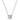 Silver Cubic Zirconia Circle Necklace