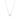Silver Cubic Zirconia Flower Necklace