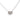 Dainty Sterling SIlver  Infinity Heart Necklace