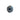 Deep Blue Sterling Silver Curbic Zirconia Bead Charm