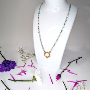 Demi Twisted Paperclip Necklace