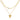 Amnesia Jewellery | Gold Plated Layered Love Heart Necklace
