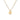 Drop Leaf Pendant Necklace, 14ct Gold Plated, 925 Sterling Silver