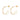 14ct Gold Plated Dual Looped Hoop Earrings, 925 Sterling Silver