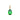9ct Gold Emerald Pear Cubic Zirconia Pendant Necklace