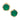 9ct Gold Emerald Cubic Zirconia Circle Stud Earrings