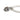 Sterling Silver Fleur De Lis Skull Sterling Silver Dangle Charm