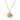 Sterling Silver Flora and Bird Pendant Necklace layered in 14ct Gold Plating