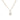 9ct Gold Cubic Zirconia Oval Drop Pendant Necklace