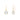 9ct Gold Polished Cubic Zirconia Drop Earrings