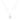 Cubic Zirconia Sterling Silver Interlocking Loop Necklace