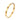 Amnesia Jewellery | Iris 6mm Gold Plated / Stainless Steel Bangle