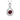 January Birthstone - Garnet Cubic Zirconia Sterling Silver Infinity Pendant Necklace