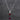 January Birthstone - Garnet Cubic Zirconia Sterling Silver Pendant Necklace