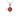 January Birthstone - Garnet Cubic Zirconia Sterling Silver Pendant Necklace