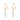 Gold plated Jasmine Pearl Drop Earrings