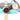 Ladies Handwriting Engraved Blanc Watch - Light Blue Strap