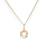 9ct Gold Freshwater Pearl Pendant Necklace