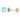 March Birthstone - Aquamarine CZ 9ct Gold Stud Earrings