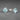 March Birthstone - Aquamarine CZ Silver Stud Earrings