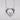 Mother and Daughter Cubic Zirconia Silver Heart Necklace