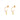 Sterling Silver November Birthstone Hoop Earrings Layered in 9ct Gold