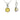 November Birthstone - Topaz CZ Silver Pendant Necklace