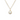 9ct Gold Round Opal Cubic Zirconia Pendant Necklace